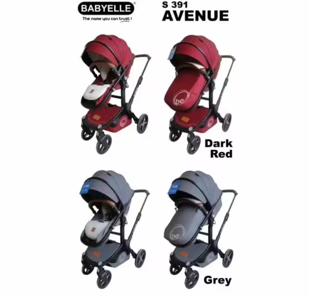 Kereta bayi /Stroller bayi 0 bln - kondisi terawat - Baby elle S - 391
