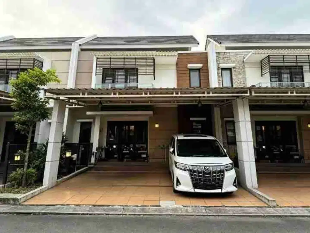 Jarang Ada‼ Rumah Full Furnish Depan Danau Cluster Burgundy Summarecon Bekasi