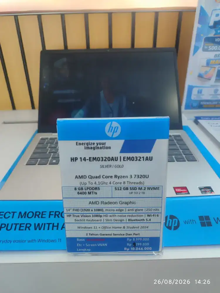 HP EM0320AU bisa kredit bunga ringan free DP