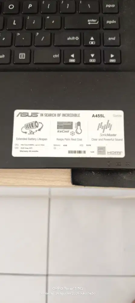 D jual laptop Asus