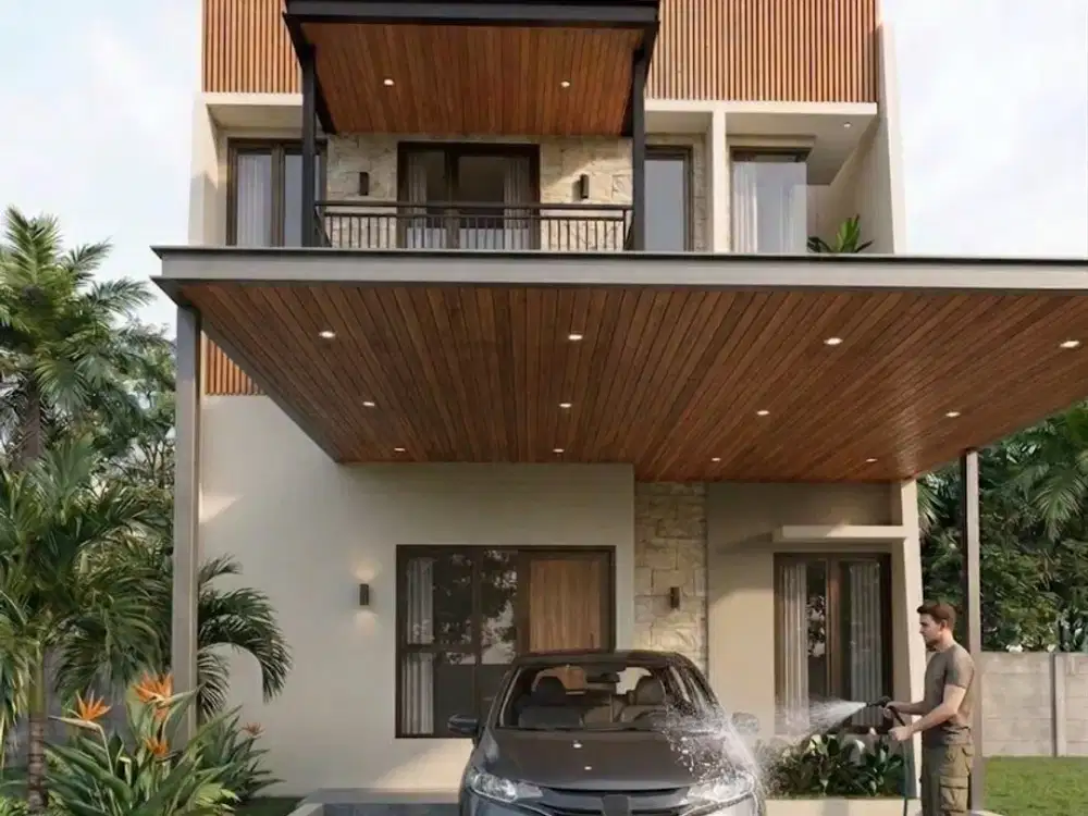 Perumahan Baru Eksklusif! Rumah 2 Lantai Modern Tropical di Puri Kencana 2 Bekasi Timur Bonus Canopy dan AC cukup DP 20 juta.