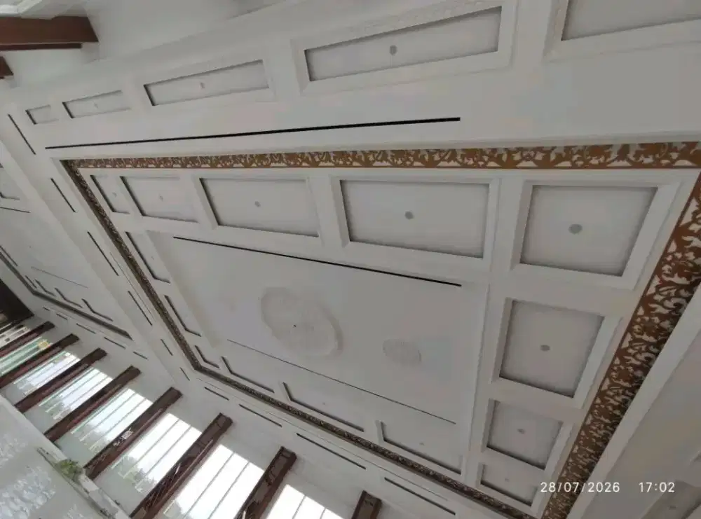 jasa pemasangan plafond gypsum dan pvc 25rb/m