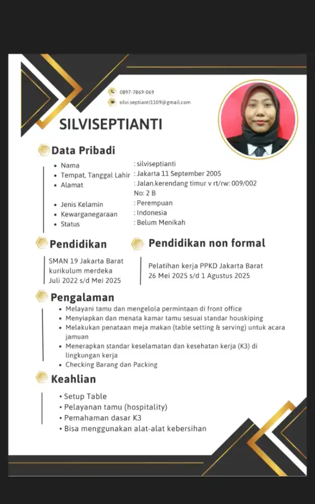Saya butuh kerjaan ka siapa tau ada...