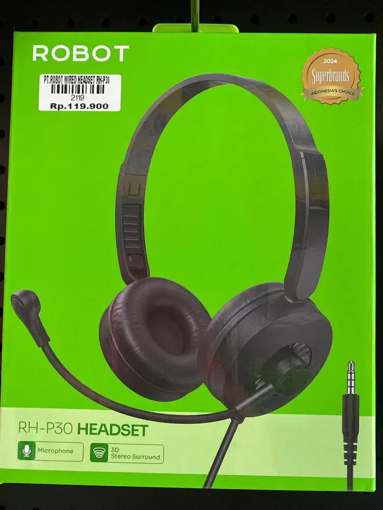 ROBOT WIRED HEADSET RH-P30