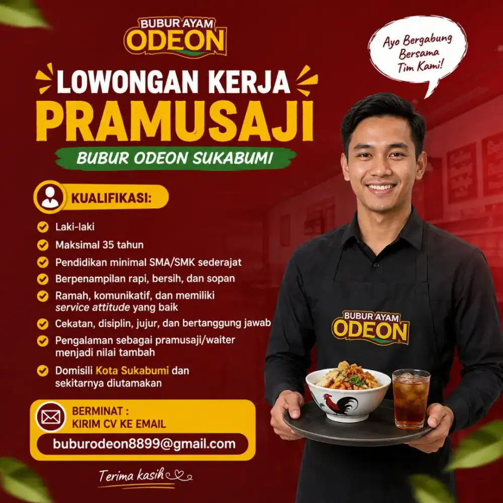 LOKER KOTA SUKABUMI - PRAMUSAJI