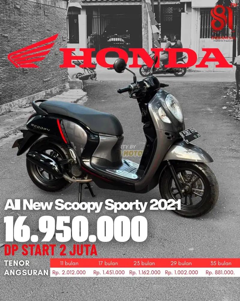 HONDA ALL NEW SCOOPY SPORTY 2021