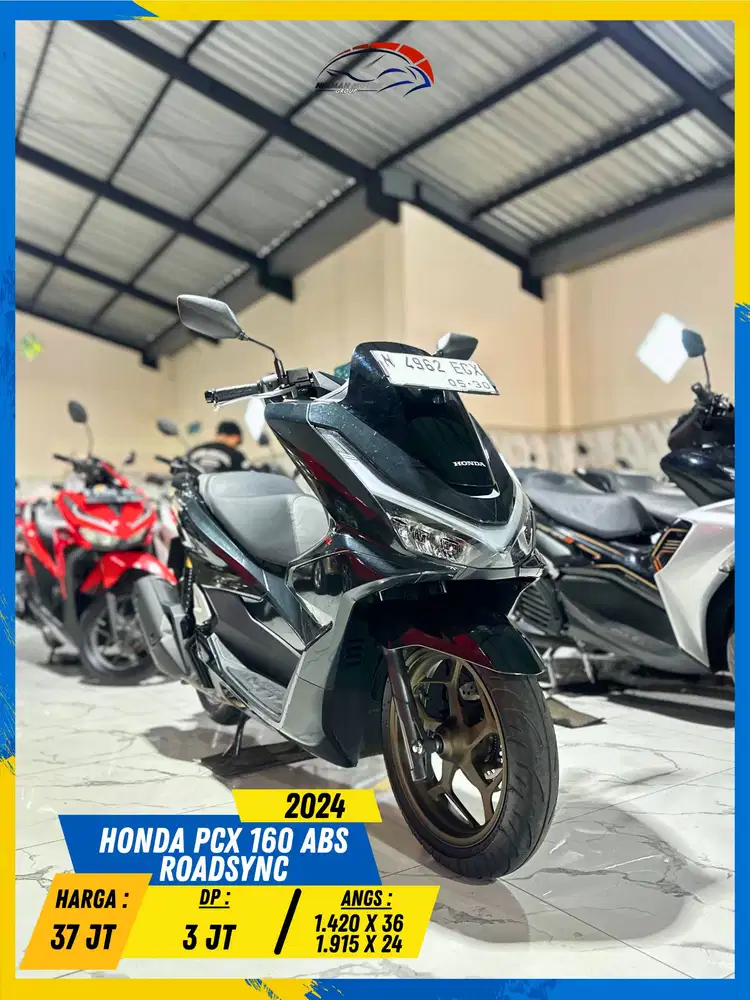 HONDA PCX 160 ABS ROADSYNC 2024 LIKE NEW MASZEHH HIKMAH MOTOR KEPUH