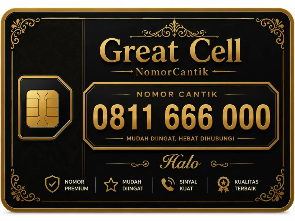 Nomor cantik halo 10digit