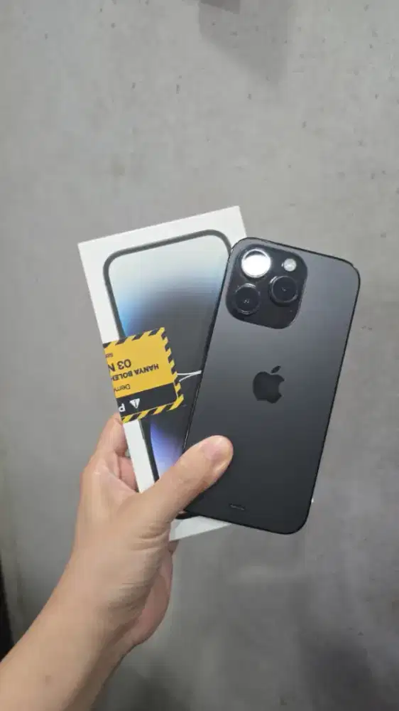 Second Iphone 14 PRO 128GB BH 83% ex display ex ibox lengkap 11800