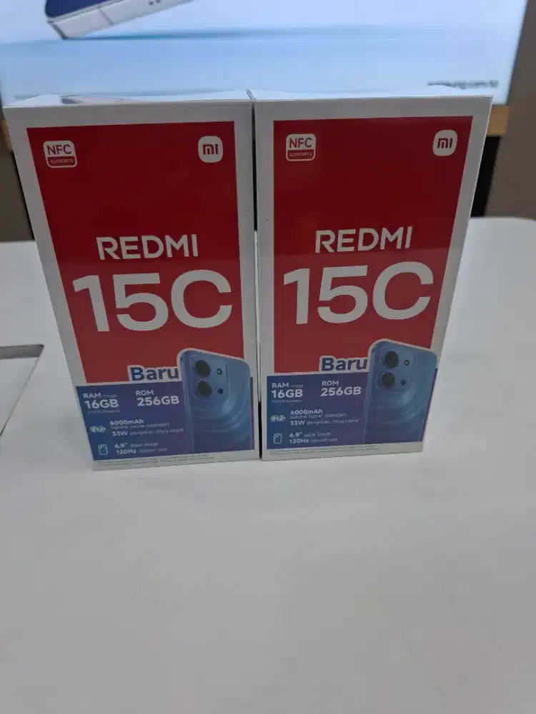BARU REDMI 15C RAM 8/256GB STOK TERBATAS !! WARNA LENGKAP