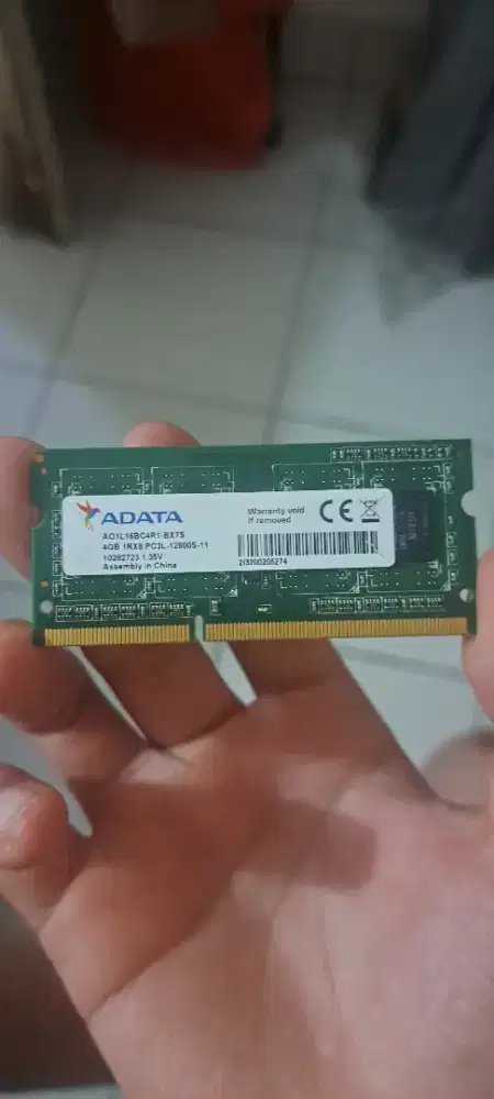 Ram laptop 4GB merk ADATA LIKE NEW