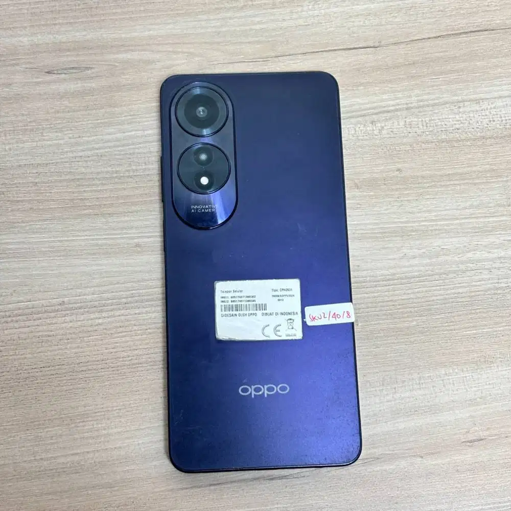 Oppo A60 RAM 8GB / ROM 128GB Unit Only Siap Pakai