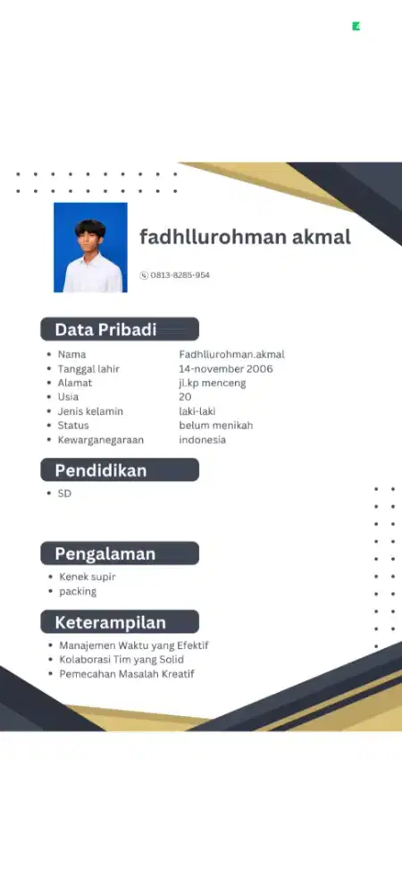 Mencari kerjaan