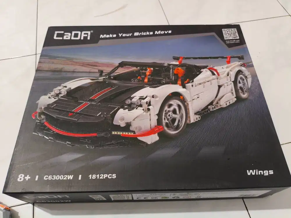 Bricks Block Double e CADA Super Wings Car + Remote Control