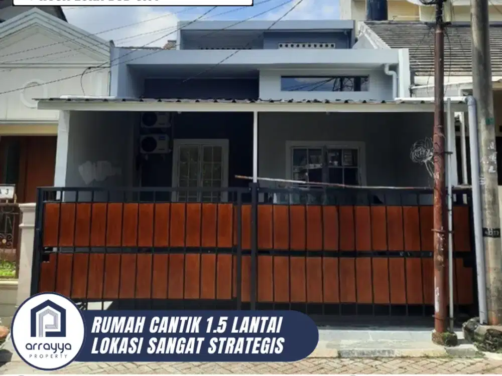 DIJUAL RUMAH CANTIK 1.5 LANTAI SIAP HUNI LOKASI SANGAT STRATEGIS DI NUSALOKA BSD (MDB30)