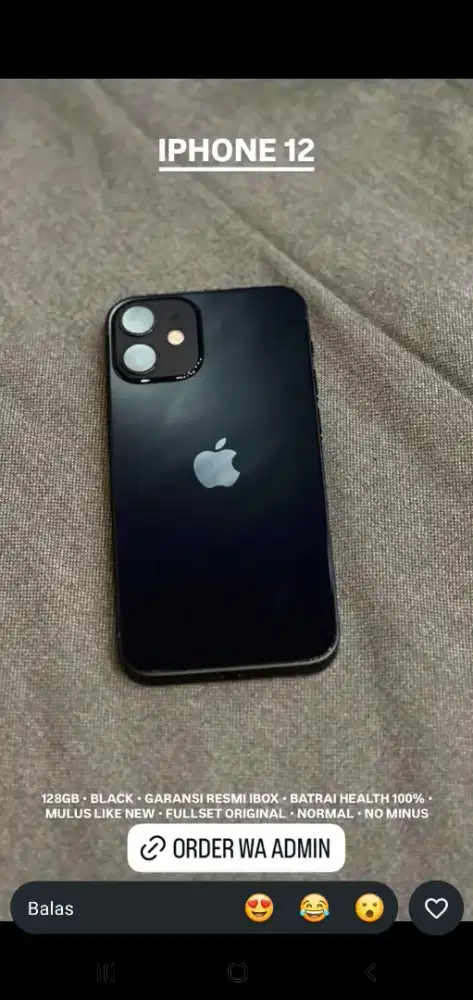 Kredit hp bekas,ad limit di shopee,kredivo,dll cairkan,iphone 12 128gb