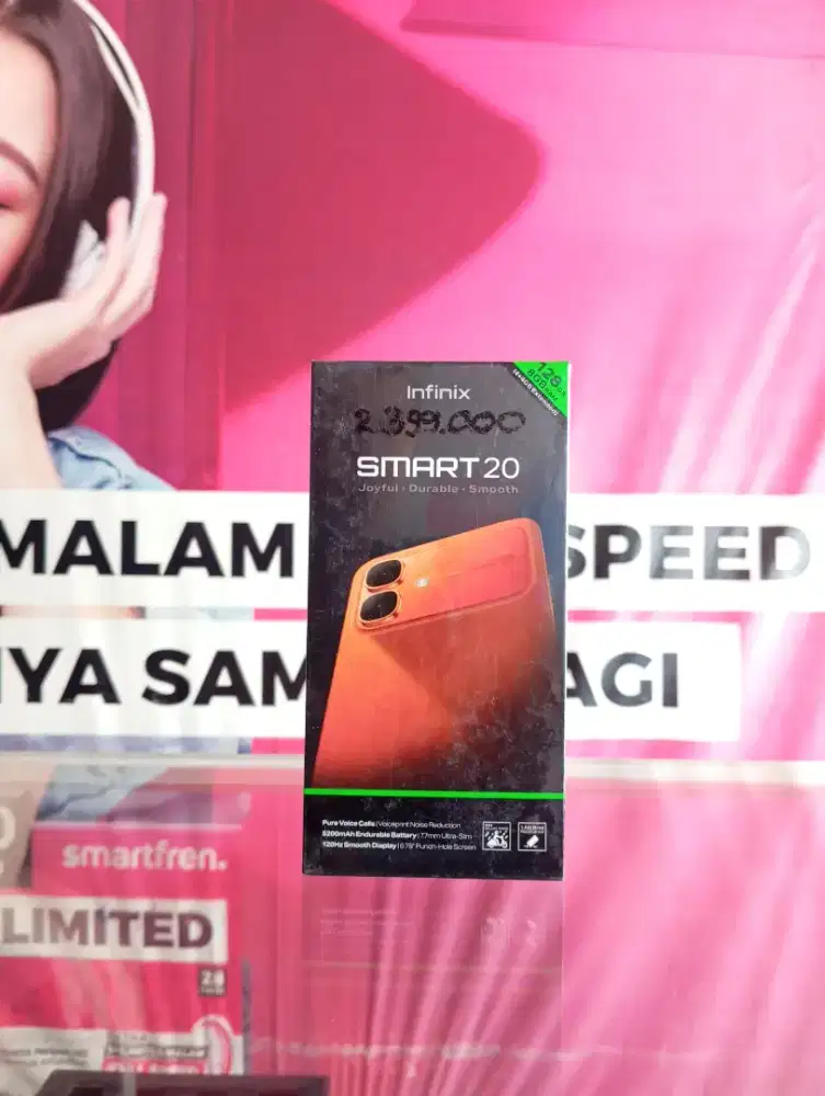 INFINIX SMART 20 128GB PROMO CUCI GUDANG