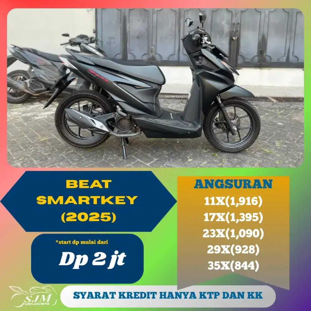 HONDA BEAT SMARTKEY 2025 KM 4K ASLI