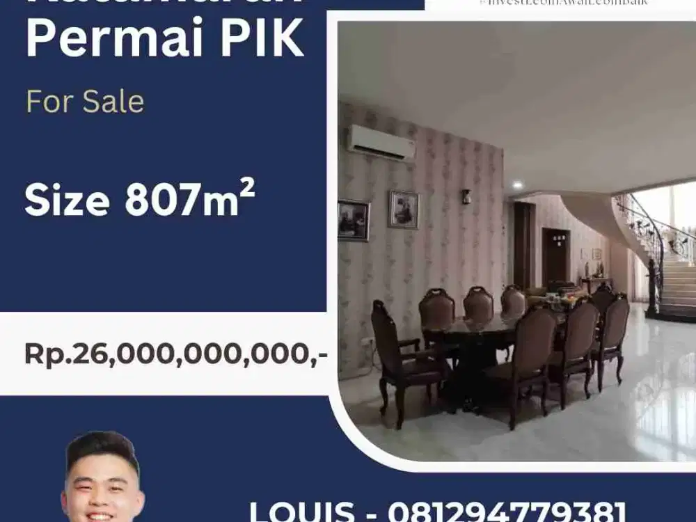 JUAL RUMAH KATAMARAN PERMAI PIK FULL MARMER