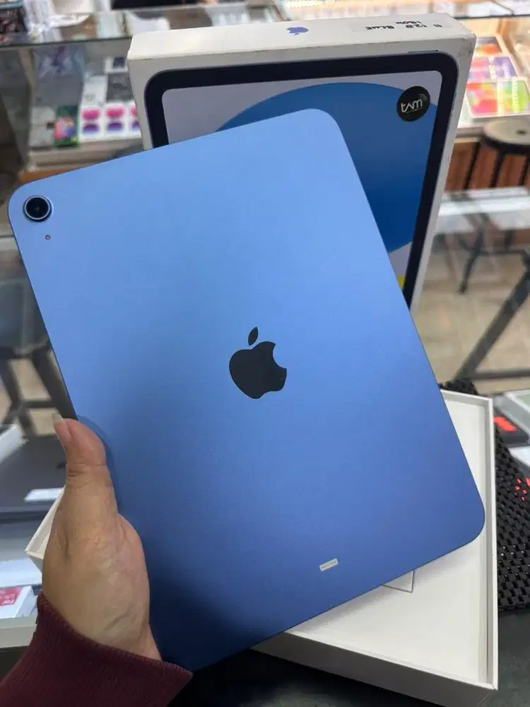 Ipad 11 128GB Biru Wifi Only Garansi Resmi iBox Mulussss