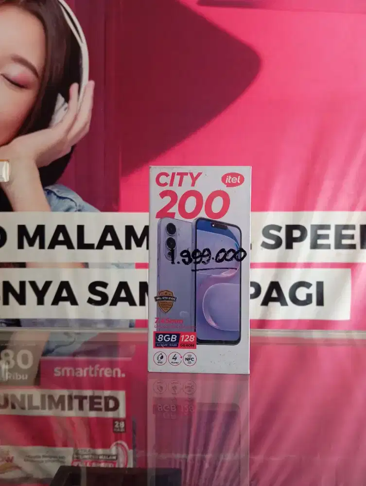 ITEL CITY 200 NFC 128GB PROMO CUCI GUDANG