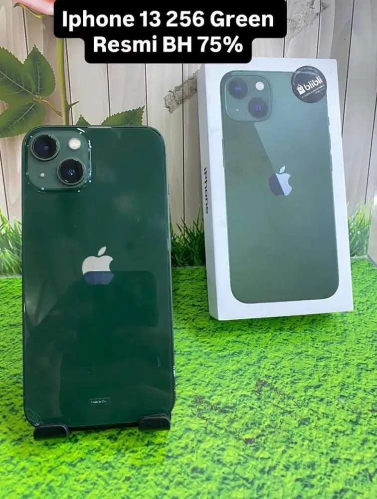 iPhone 13 256GB Ex Blibli Battery Health 75% Lecet dan Backdoor Pecah