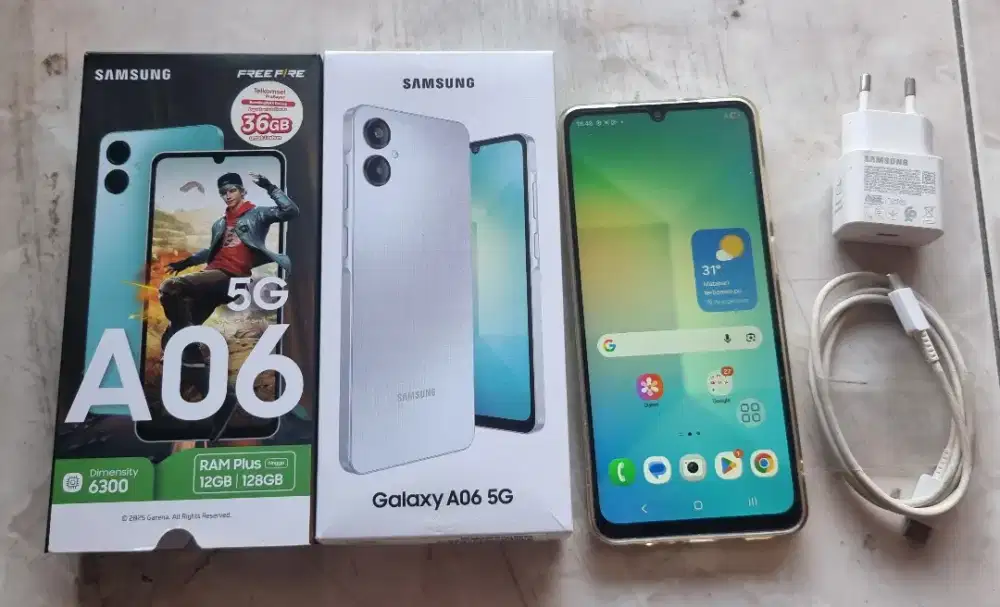 Samsung A06 5G Light Gray