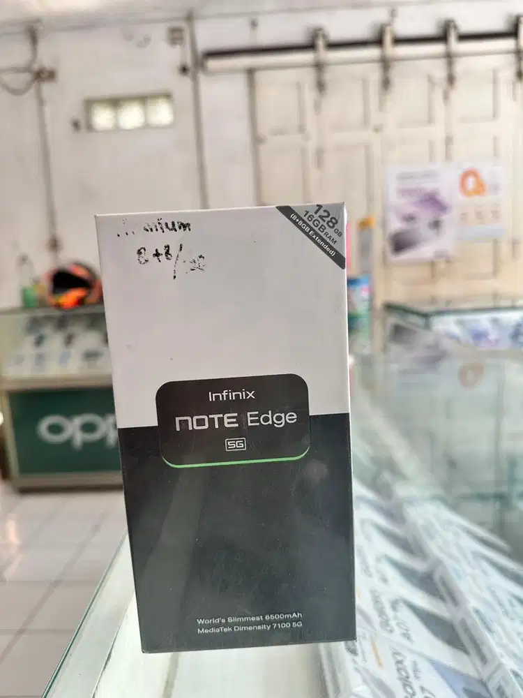 Infinix note edge 5g 8/256gb new, bisa cicilan cukup ktp aja