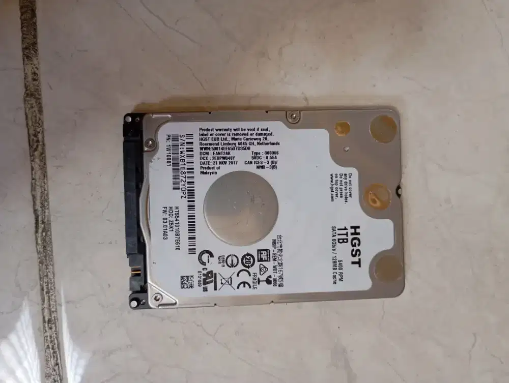 Hardisk Laptop Slim HGST 1TB