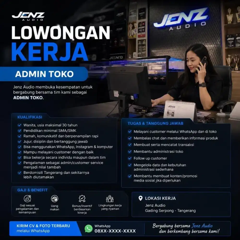 Lowongan Admin & Social Media