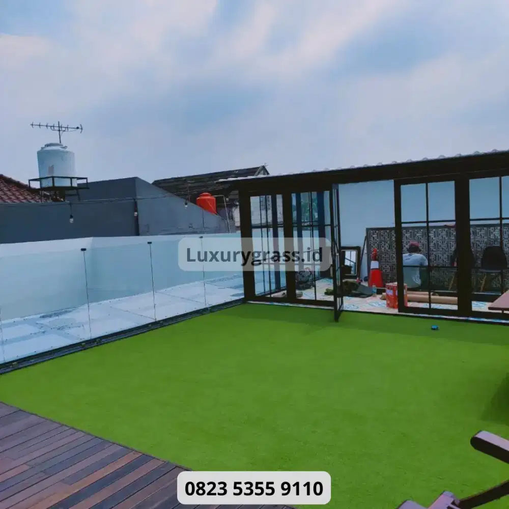 Rumput Sintetis untuk Rooftop, Balkon & Taman