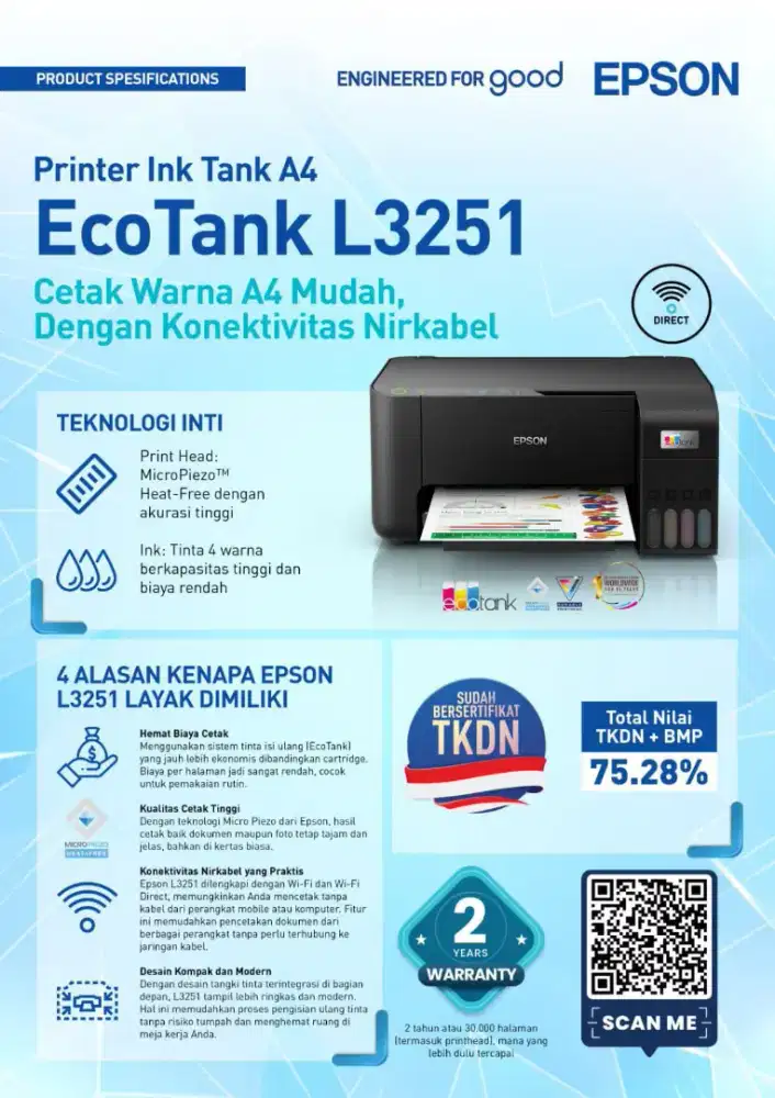 Printer Epson L3251 New