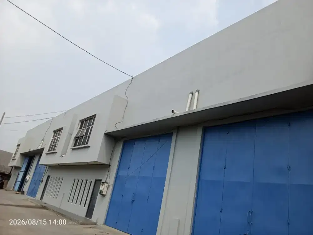 Disewakan Gudang Balaraja, LT 432 m², Bisa Container 40 Feet, Harga : Rp 260 Juta/Thn