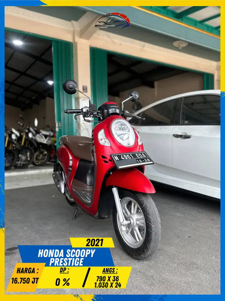 HONDA SCOOPY PRESTIGE 2021 MANTAP BETUL MASZEHH HIKMAH MOTOR KEPUH
