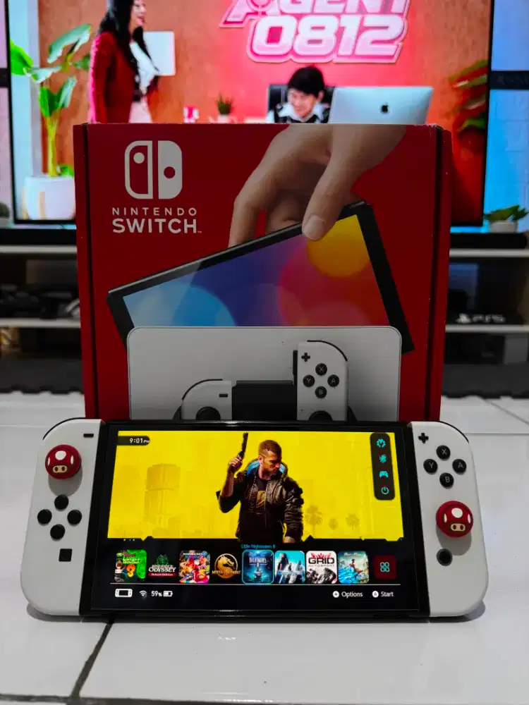 Nintendo Switch Oled CFW - White