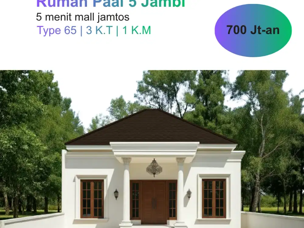 Dijual Rumah Paal Lima Kota Jambi