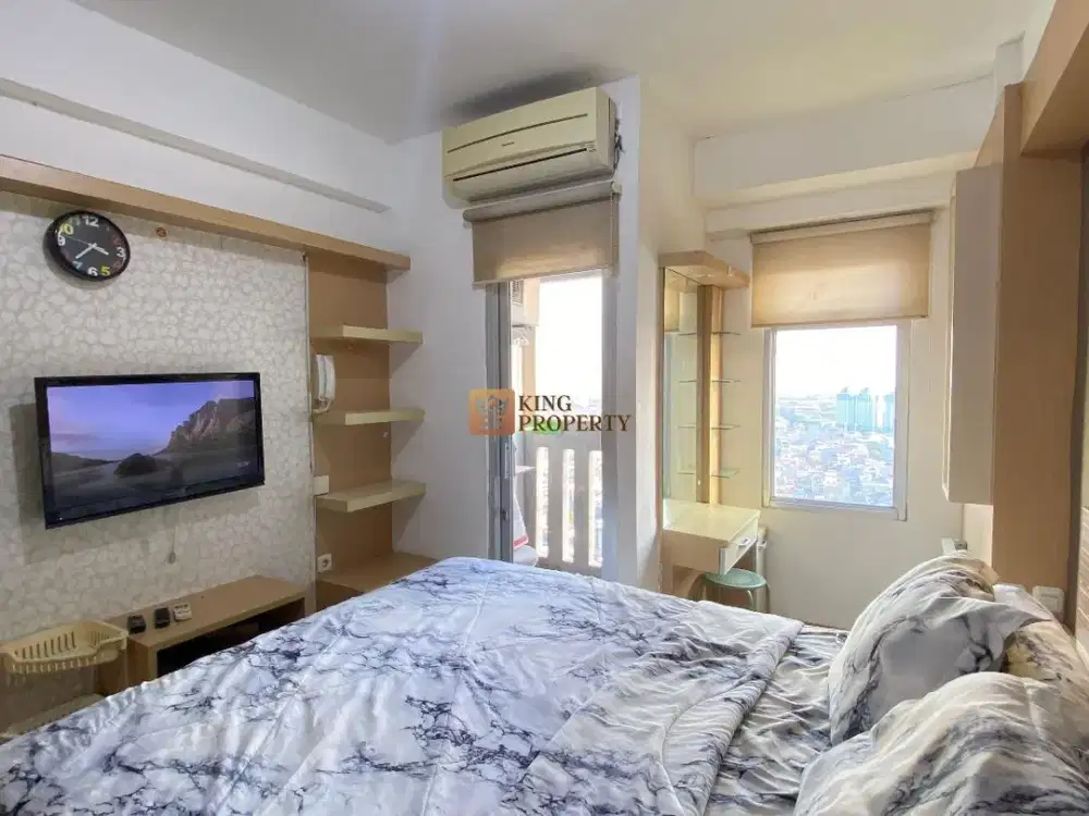 Tinggal Bawa Koper! Kost Elit Studio 21M² Full Furnished Green Bay Pluit Greenbay, City View & Siap Huni
