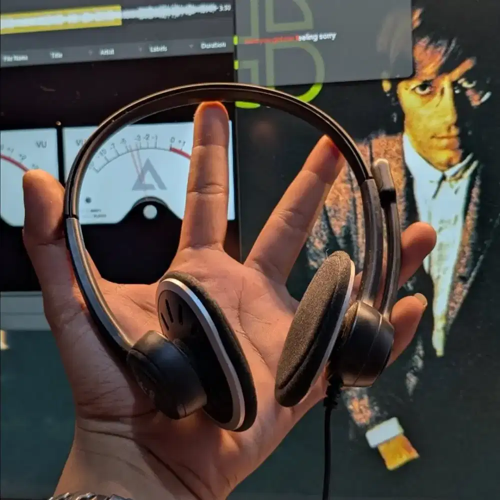 Headphone Headphones Headset From Logi Logitech H330 USB