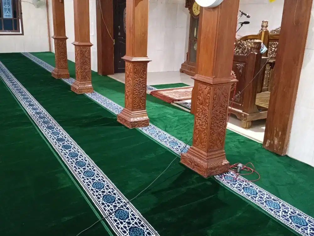 Karpet Masjid tipe Maulana Hijau