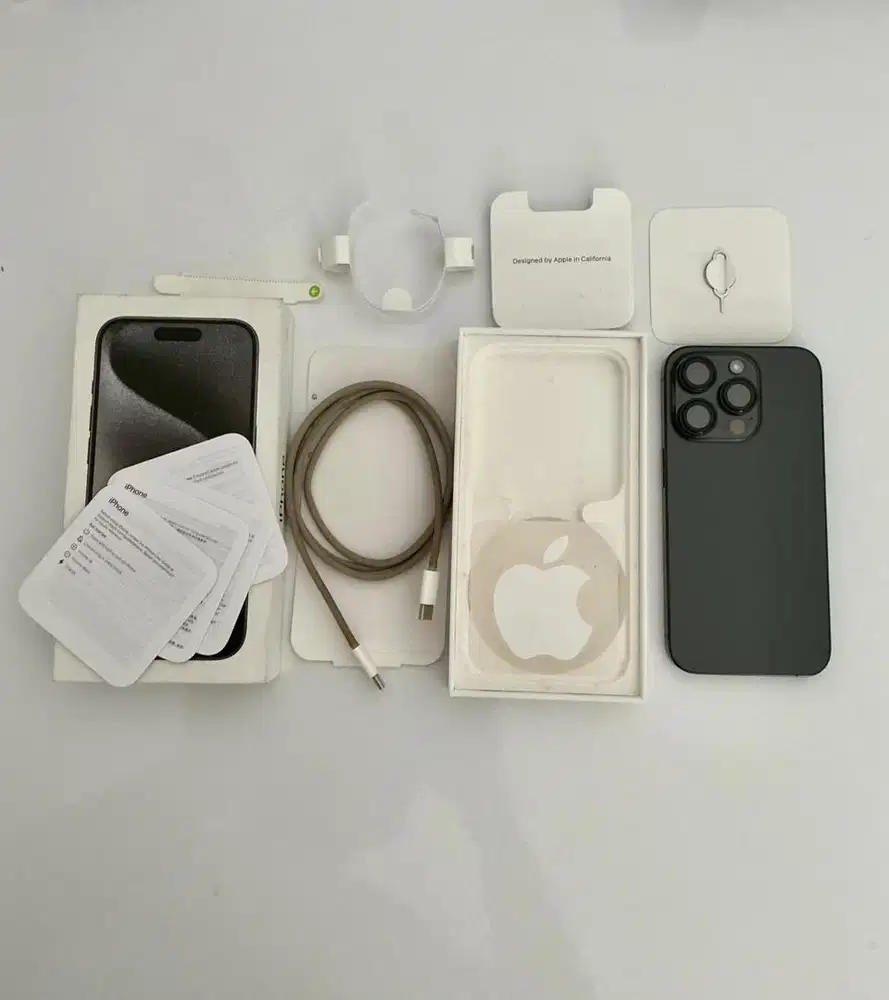 Iphone 15 Pro 128gb black titanium all operator resmi beacukai