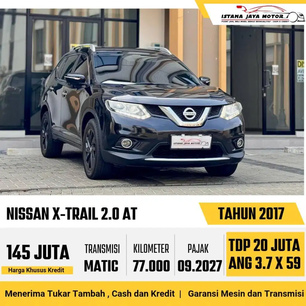 [LOW KM] Nissan X-Trail 2.0 T32 NIK 2017 Hitam