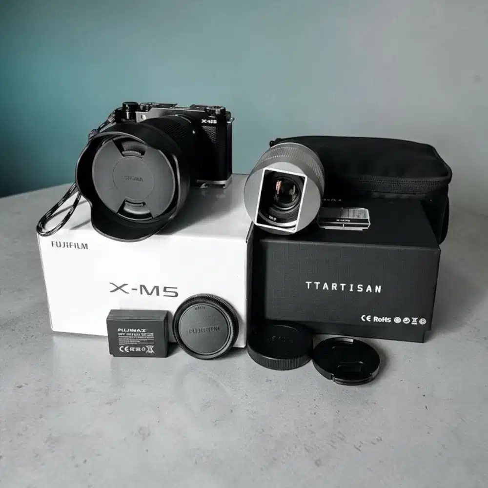 seperti baru kamera fujifilm xm-5