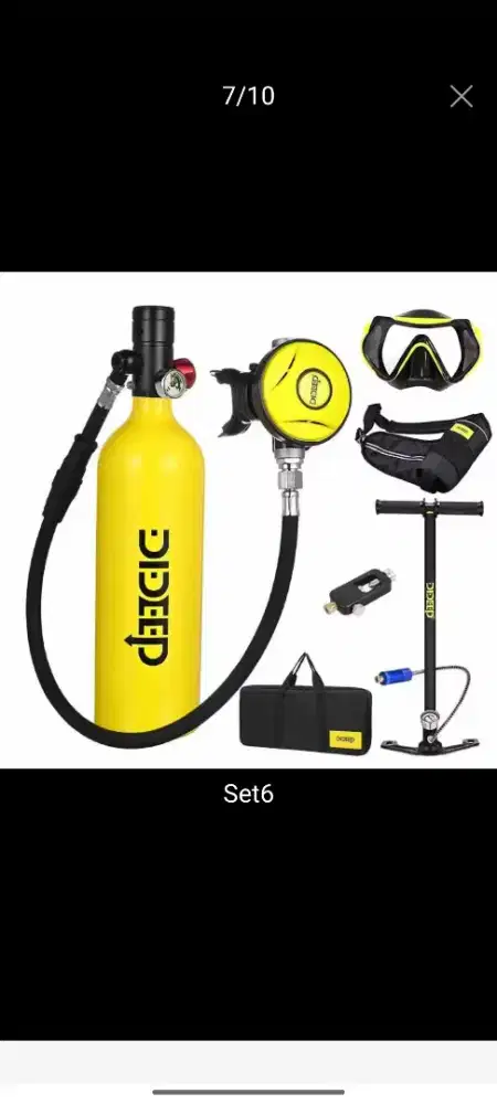 DDEEP diving tube 1L