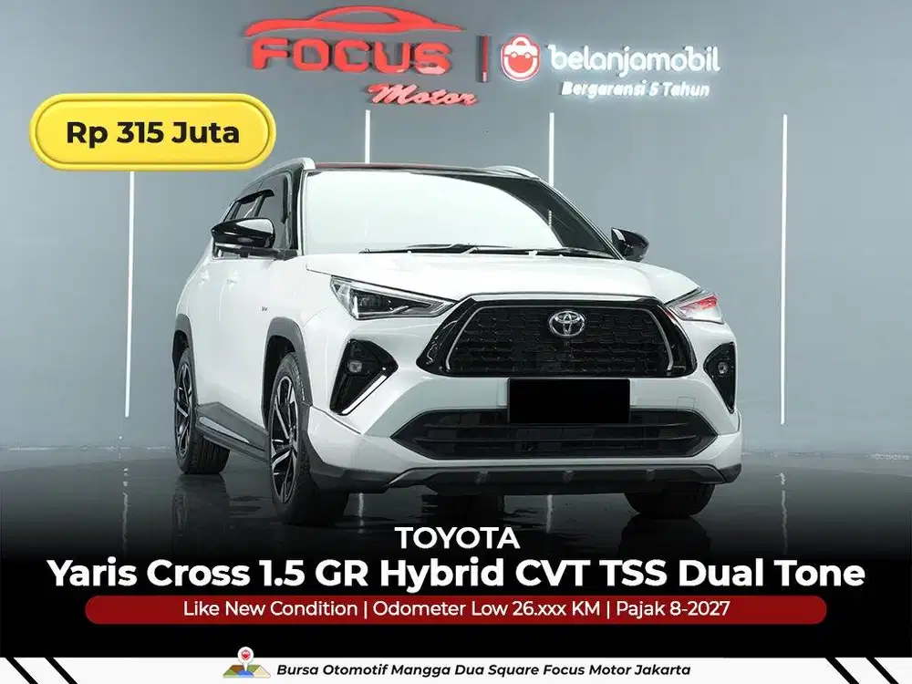 [LOW KM 26RB] Toyota Yaris Cross 1.5 GR Hybrid TSS Dual Tone 2023/2024