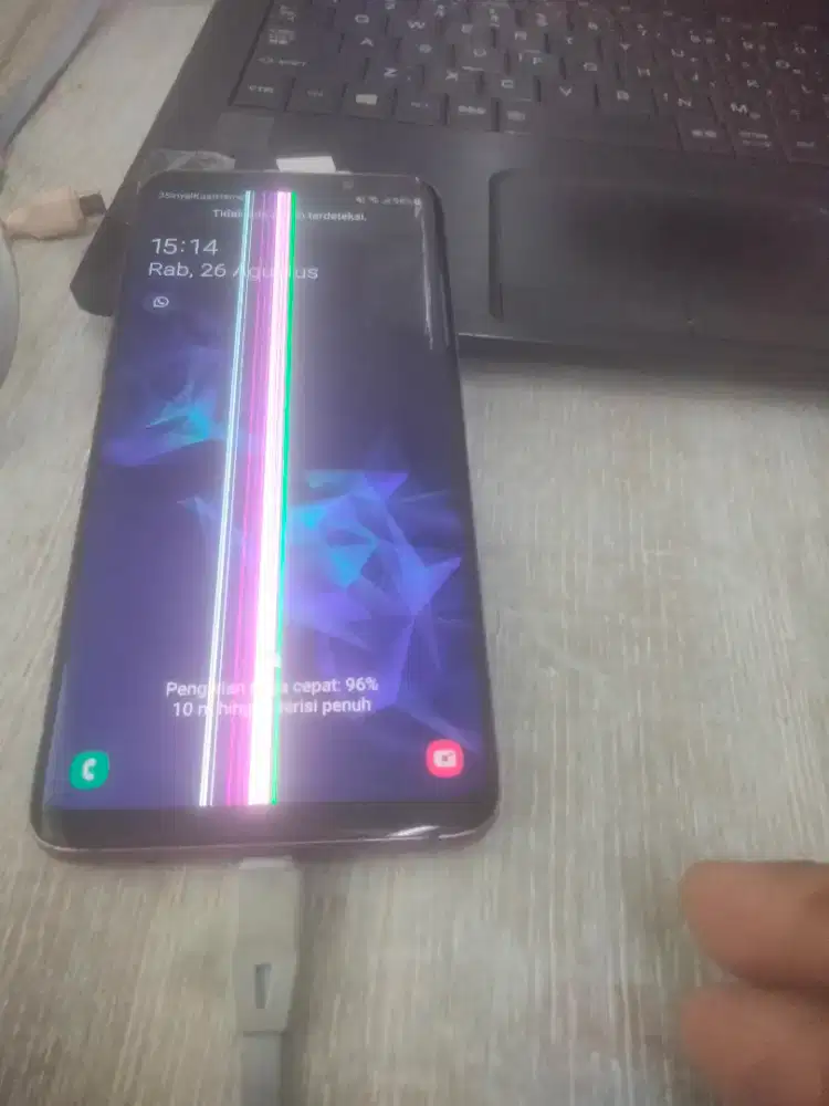 HP Samsung S9plus 6/128 minus LCD backdoor belakang pecah dikit