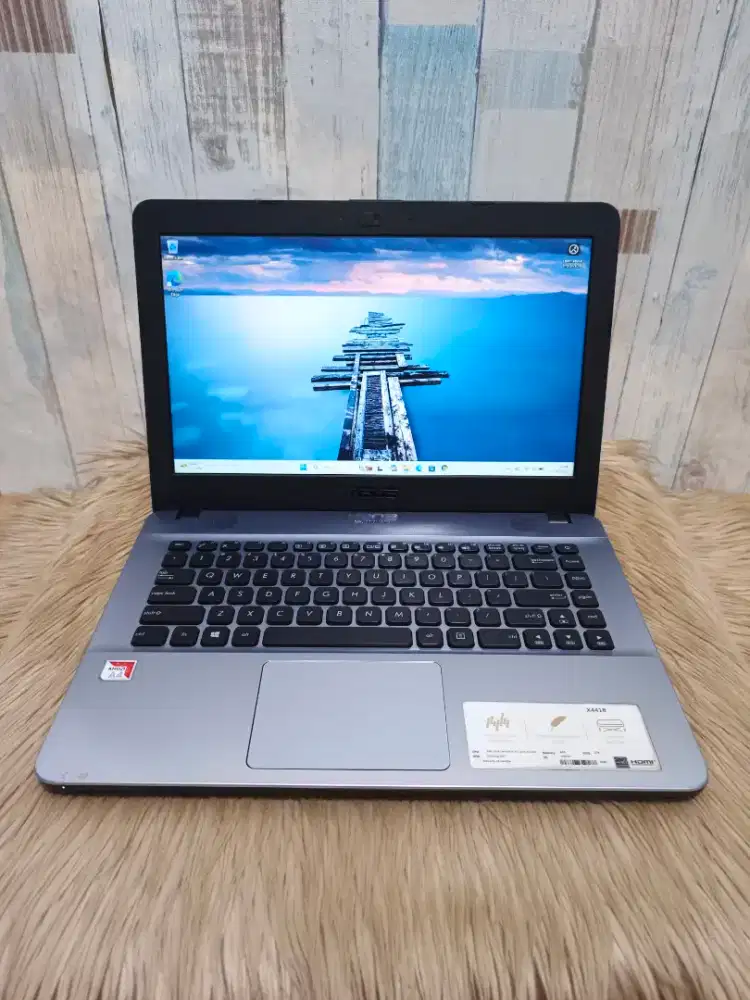 LAPTOP MURAH SIAP PAKAI ASUS X441BA AMD A4-9125 RAM 4 SSD 256
