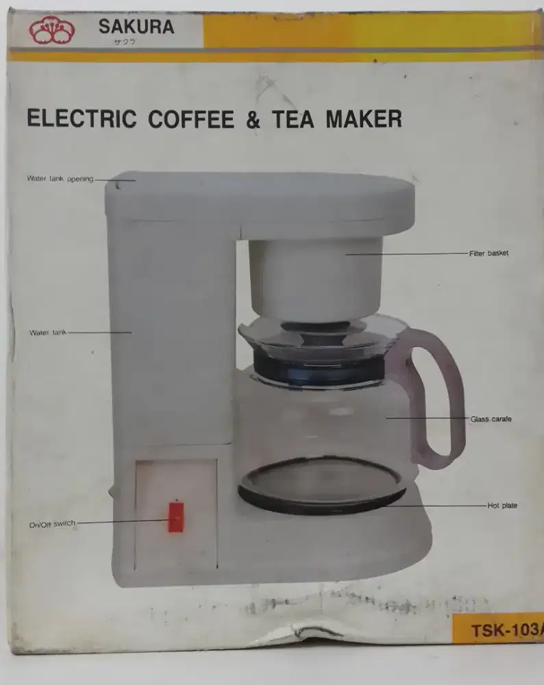 Electric Coffee & Tea Maker Merk Sakura