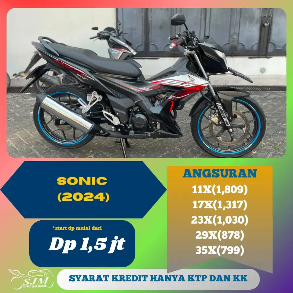 HONDA SONIC 150 2024 MESIN HALUS
