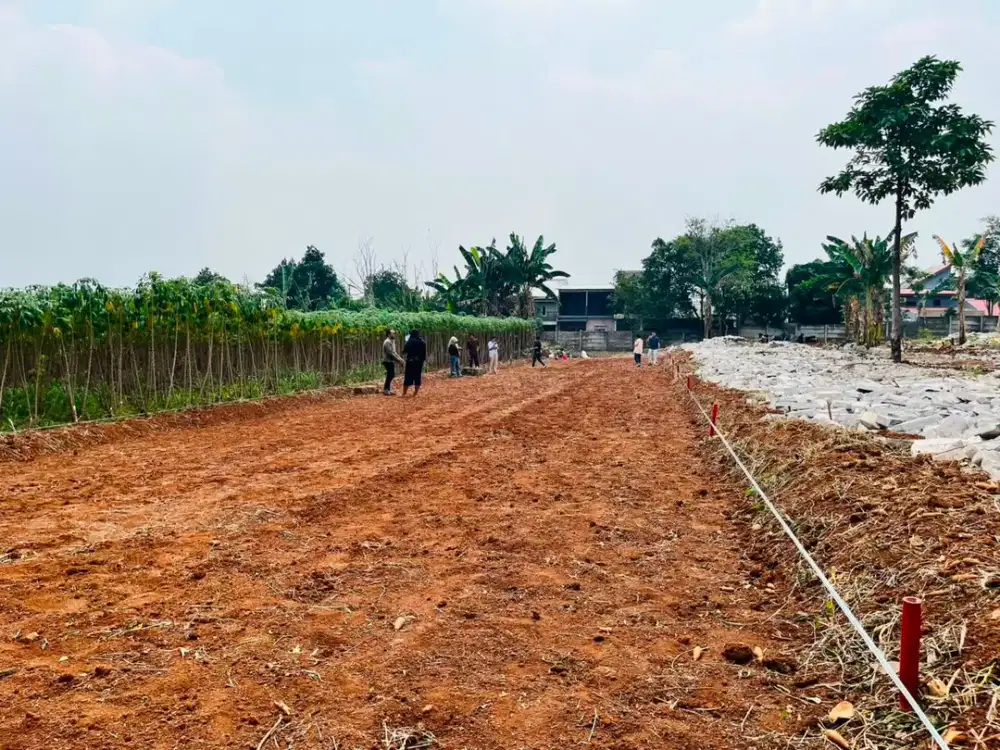 Jual Tanah Murah 16 Menit Pasar Citayam, 100Jt-an Akses Jalan Lega