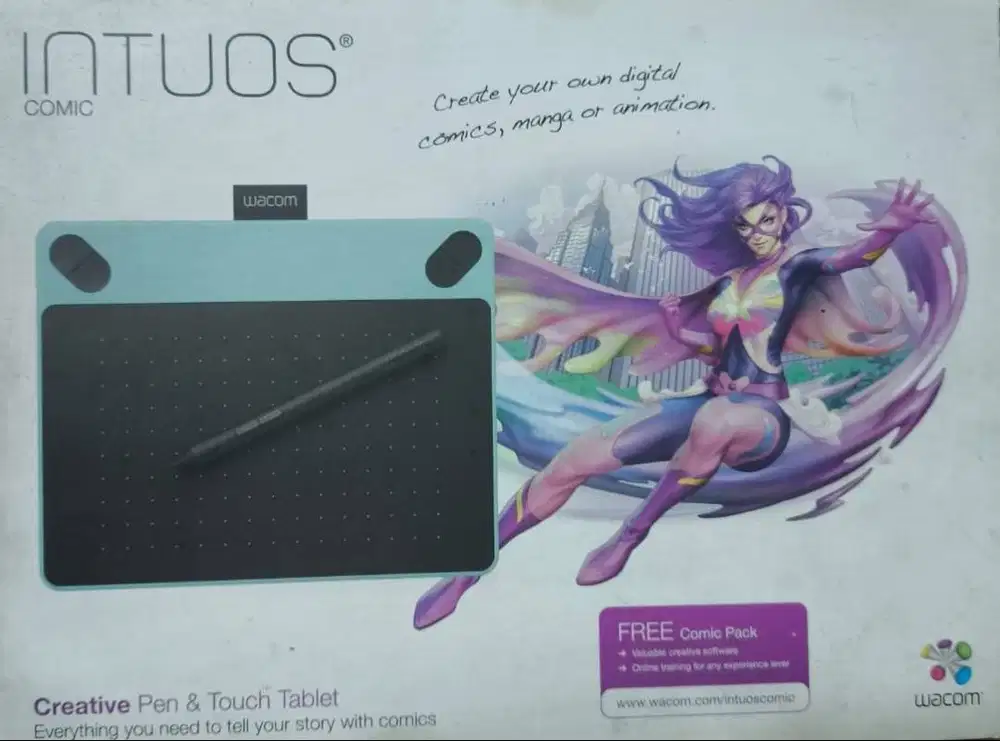 Jual Tablet Wacom Intuos Comic CTH-490/B1 Second - Kota Depok